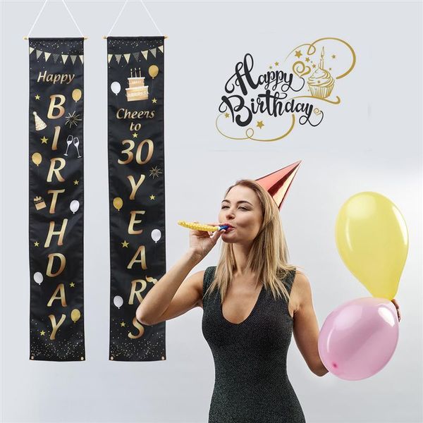 1 pair of birthday decorative banner chic decorative 30th birthday porch sign colorfast front door flag door curtain sqcheb dh_seller2010
1 pair of birthday decorative banner chic decorative 30th birthday porch sign colorfast front door flag door curtain sqcheb dh_seller2010