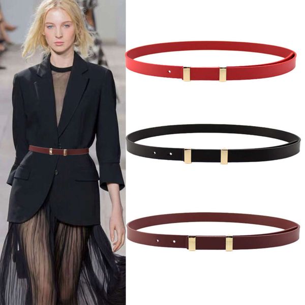 women's with skirt fashion versatile korean thin dress simple leather belt black, Black;brown
women's with skirt fashion versatile korean thin dress simple leather belt black, Black;brown