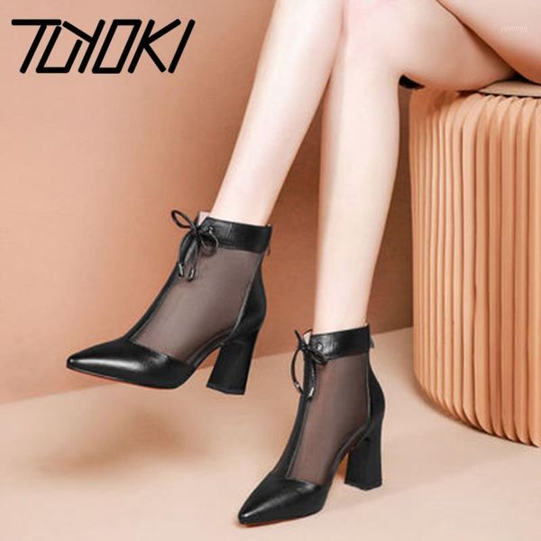 boots tuyoki women shoes summer peep toe thick high heel lace up back zipper fashion breathable ladies footwear size 34-401, Black
boots tuyoki women shoes summer peep toe thick high heel lace up back zipper fashion breathable ladies footwear size 34-401, Black