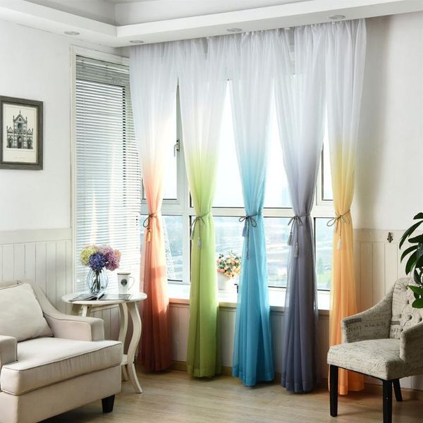 curtain & drapes gradient color tulle sheer door window screening drape scarf home textile series decoration
curtain & drapes gradient color tulle sheer door window screening drape scarf home textile series decoration