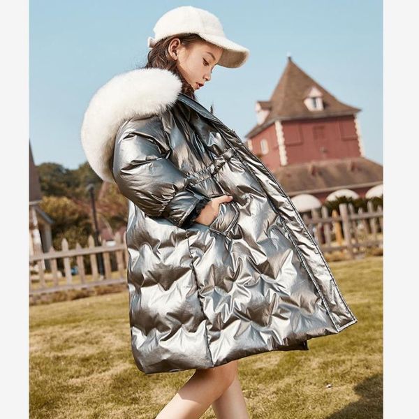 russia winter hooded down coat children thicker warm glossy outerwear real fur collar waterproof down jackets for girls y3428, Blue;gray
russia winter hooded down coat children thicker warm glossy outerwear real fur collar waterproof down jackets for girls y3428, Blue;gray