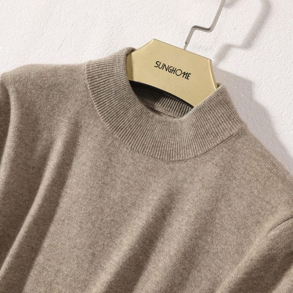 2021 quality half-goal high shirt for man 100% cashmere jumpers clothes pullovers de malha winter new male mode ty3q, Black
2021 quality half-goal high shirt for man 100% cashmere jumpers clothes pullovers de malha winter new male mode ty3q, Black
