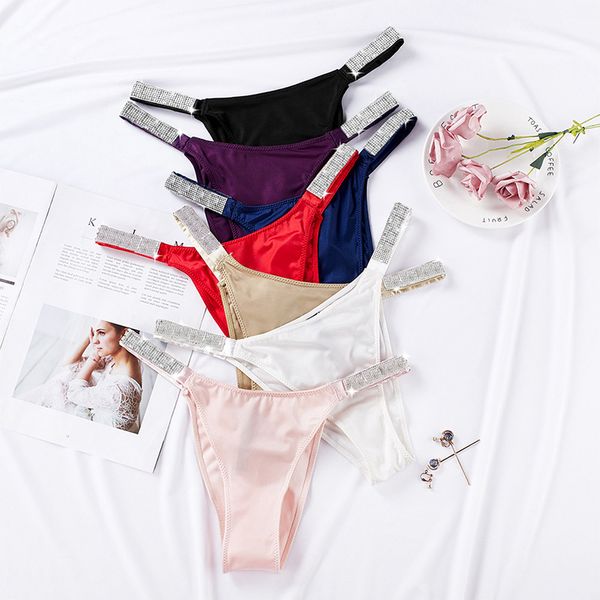 2021 fashion low waist panties women g string letter rhinestone bikini underwear thong comfort high fork fitness lady lingerie, Black;white
2021 fashion low waist panties women g string letter rhinestone bikini underwear thong comfort high fork fitness lady lingerie, Black;white