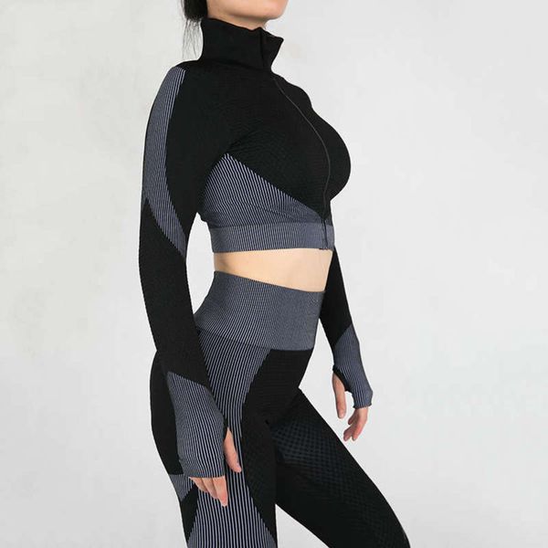 and clothes two piece suit autumn winter leisure sports fitness yoga pants, Gray
and clothes two piece suit autumn winter leisure sports fitness yoga pants, Gray