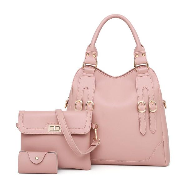 women's bag 2020 new three-piece set female composite bag one shoulder fashion large handbags satchel handbag 3 pcs/set
women's bag 2020 new three-piece set female composite bag one shoulder fashion large handbags satchel handbag 3 pcs/set