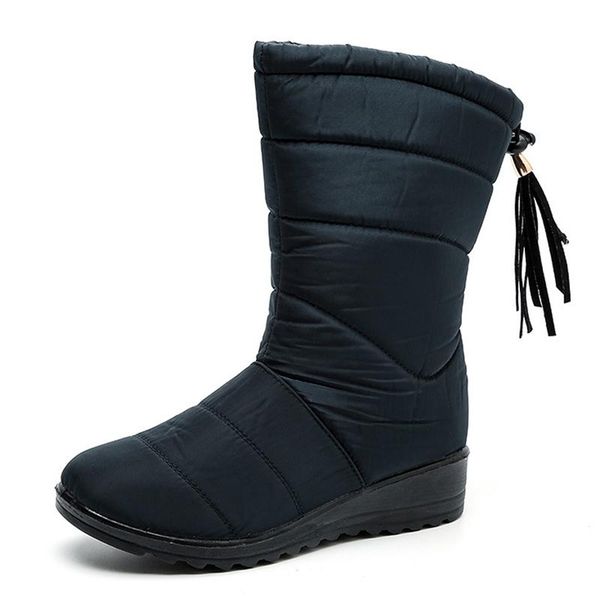 fashion women boots anti-slip sole winter warm snow boots comfortable thicken waterproof tassels shoes, Black
fashion women boots anti-slip sole winter warm snow boots comfortable thicken waterproof tassels shoes, Black