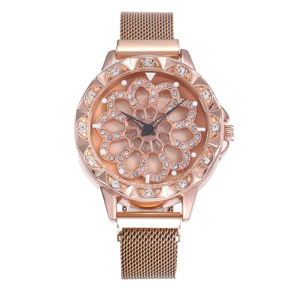 fashion luxury rose gold watch women mesh magnet starry sky ladies watch quartz special design 360 degrees rotation diamond dial, Slivery;brown
fashion luxury rose gold watch women mesh magnet starry sky ladies watch quartz special design 360 degrees rotation diamond dial, Slivery;brown