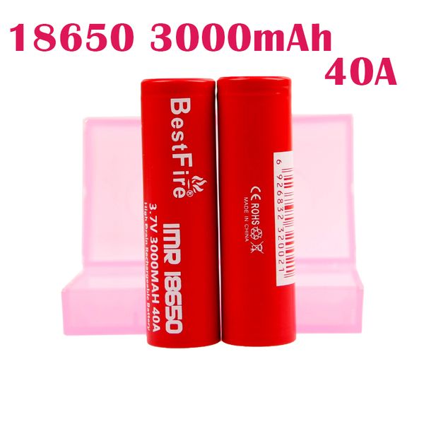 original ire imr 3000mah 40a 18650 battery red color rechargeable lithium vape battery max discharge 40a vape mod battery
original ire imr 3000mah 40a 18650 battery red color rechargeable lithium vape battery max discharge 40a vape mod battery