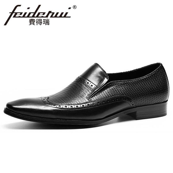 dress shoes 2021 british genuine leather men's retro loafers pointed toe slip on man welted flats formal wingtip brogue fhs110, Black
dress shoes 2021 british genuine leather men's retro loafers pointed toe slip on man welted flats formal wingtip brogue fhs110, Black