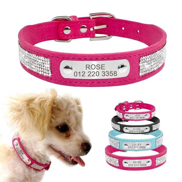 dog collars & leashes personalized collar leather puppy with customized name tag adjustable cat for small medium dogs cats
dog collars & leashes personalized collar leather puppy with customized name tag adjustable cat for small medium dogs cats