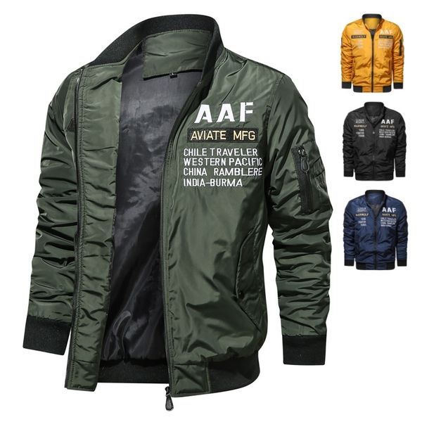jacket coats men stand collar motorcycle washed men's bomber jackets casual male military cotton pilot coat army cargo flight lj201013, Black;brown
jacket coats men stand collar motorcycle washed men's bomber jackets casual male military cotton pilot coat army cargo flight lj201013, Black;brown