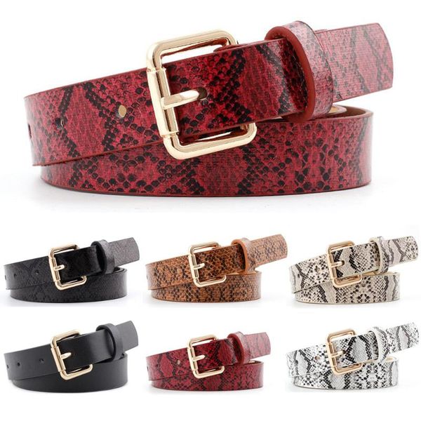 women stylish skinny belt snake pattern belts casual jeans waistband decoration bltyn0339, Black;brown
women stylish skinny belt snake pattern belts casual jeans waistband decoration bltyn0339, Black;brown