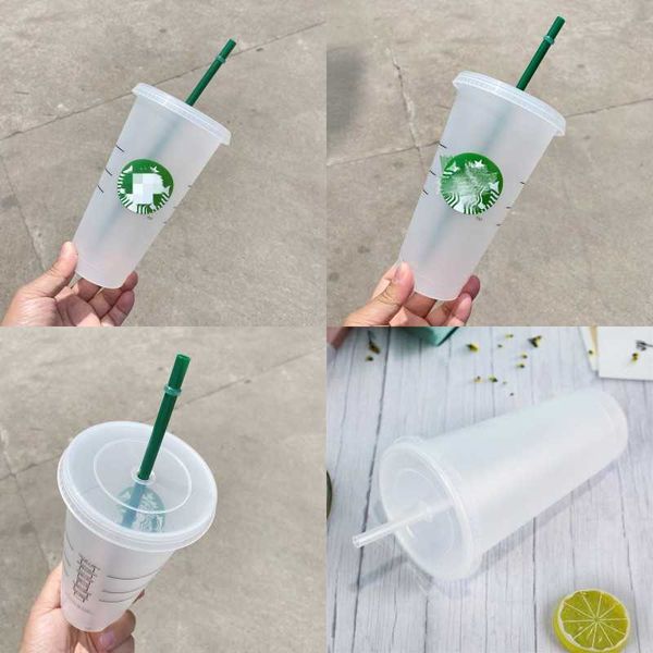 starbucks 24oz/710ml plastic mug tumbler lid reusable clear drinking flat bottom pillar shape straw bardian color changing flash cup7q13
starbucks 24oz/710ml plastic mug tumbler lid reusable clear drinking flat bottom pillar shape straw bardian color changing flash cup7q13