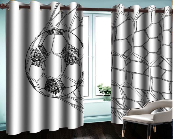 modern beautiuful window 3d curtain simple hand-painted football living room bedroom beautifully decorated curtain
modern beautiuful window 3d curtain simple hand-painted football living room bedroom beautifully decorated curtain