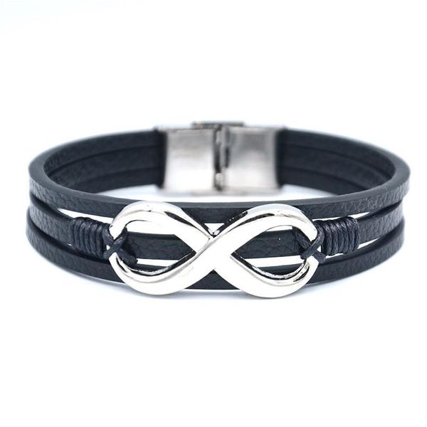 junwei fashion men's alloy wireless symbol leather bracelet stainless steel release buckle bracelet multi-layer bracelet qylkcw
junwei fashion men's alloy wireless symbol leather bracelet stainless steel release buckle bracelet multi-layer bracelet qylkcw