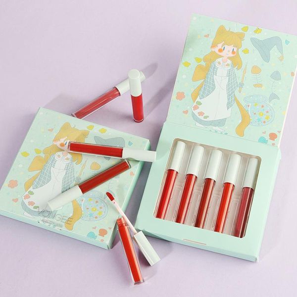 lip gloss 5colors matte liquid waterproof non-stick cup makeup glaze long lasting tint liner pen lipstick
lip gloss 5colors matte liquid waterproof non-stick cup makeup glaze long lasting tint liner pen lipstick