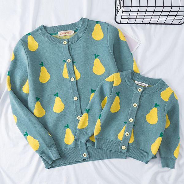 autumn mother daughter clothes parent-child outfits girl women's sweater family matching outfits mother daughter cardigan lj201111, Blue
autumn mother daughter clothes parent-child outfits girl women's sweater family matching outfits mother daughter cardigan lj201111, Blue