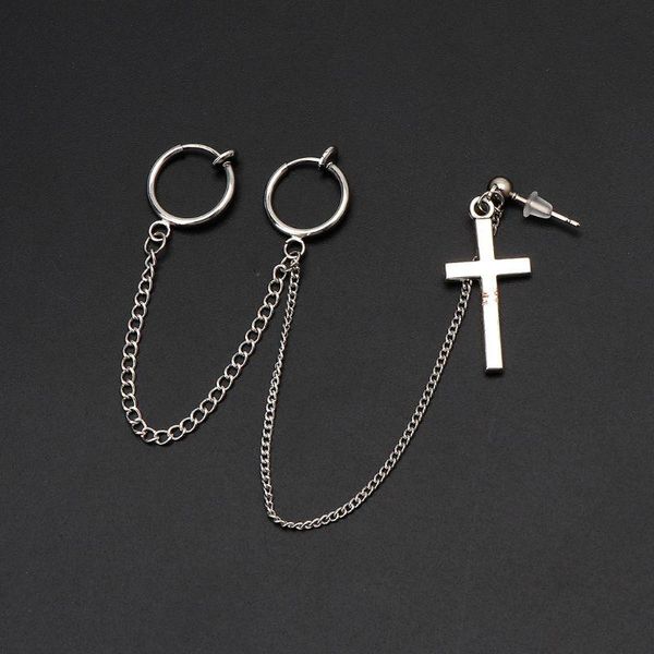 double tassel chain angle feather pendant clip on drop earring fashion jewelry, Silver
double tassel chain angle feather pendant clip on drop earring fashion jewelry, Silver