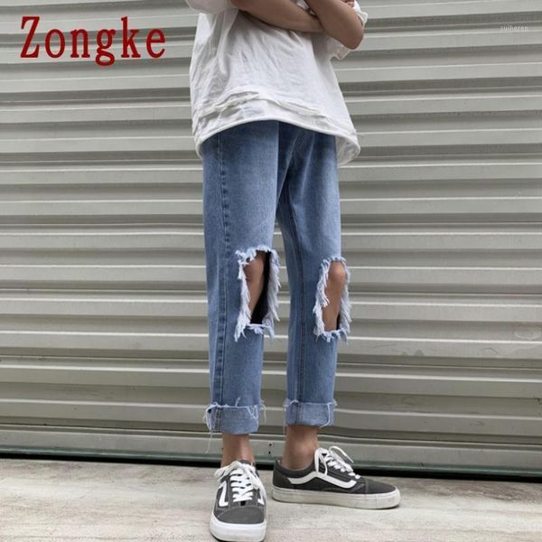 zongke ripped men's jeans 2020 straight black jeans men pants ankle-length denim pants men's clothing vintage clothes -2xl1, Blue
zongke ripped men's jeans 2020 straight black jeans men pants ankle-length denim pants men's clothing vintage clothes -2xl1, Blue