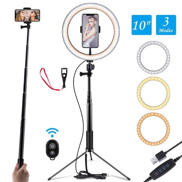 10 inch led light ring with tripod lamp makeup video lighting studio pgraphy led p selfie ring light profissional
10 inch led light ring with tripod lamp makeup video lighting studio pgraphy led p selfie ring light profissional
