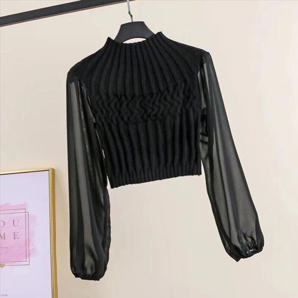 women fashion long sleeve blouse female pullover shirts women knit stitching blouse drop shipping good quality, White
women fashion long sleeve blouse female pullover shirts women knit stitching blouse drop shipping good quality, White