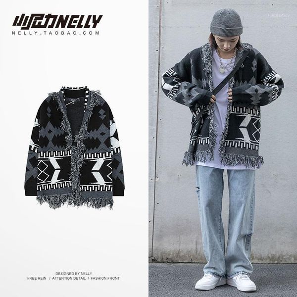 men's sweaters japanese cardigan man casual loose winter crop knitted pull hiver men's clothing db60my1, White;black
men's sweaters japanese cardigan man casual loose winter crop knitted pull hiver men's clothing db60my1, White;black