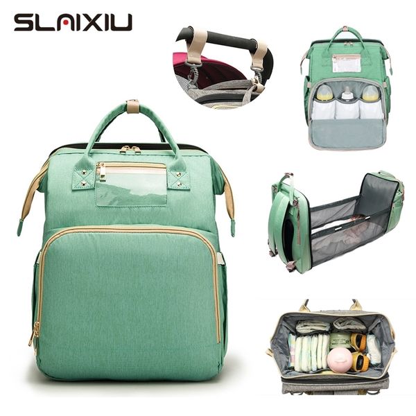 multifunctional diaper bag mother and baby bag folding baby portable large capacity multi-function outing backpack bed 201125
multifunctional diaper bag mother and baby bag folding baby portable large capacity multi-function outing backpack bed 201125