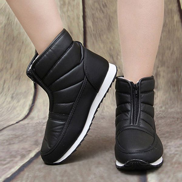 waterproof shoes plush warm snow women boot female winter booties women's boots ing, Black;brown
waterproof shoes plush warm snow women boot female winter booties women's boots ing, Black;brown
