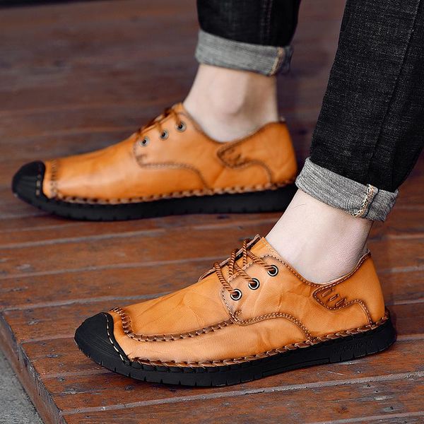 2020 autumn men casual shoes genuine leather loafers men business soft peas shoes male moccasins comfort driving hc-263, Black
2020 autumn men casual shoes genuine leather loafers men business soft peas shoes male moccasins comfort driving hc-263, Black