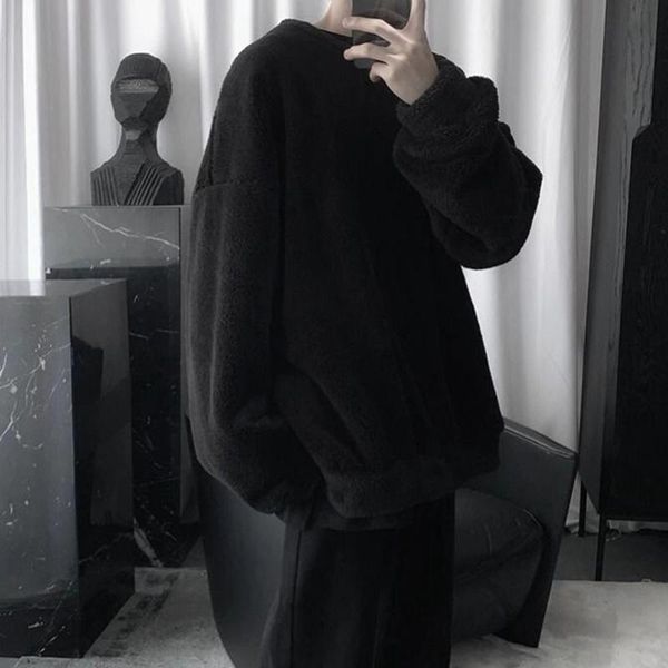 men's hip-hop loose pullover hoodies plus velvet thick hoodie female fashion warm casual o-neck sweatshirt male streetwear, Black
men's hip-hop loose pullover hoodies plus velvet thick hoodie female fashion warm casual o-neck sweatshirt male streetwear, Black