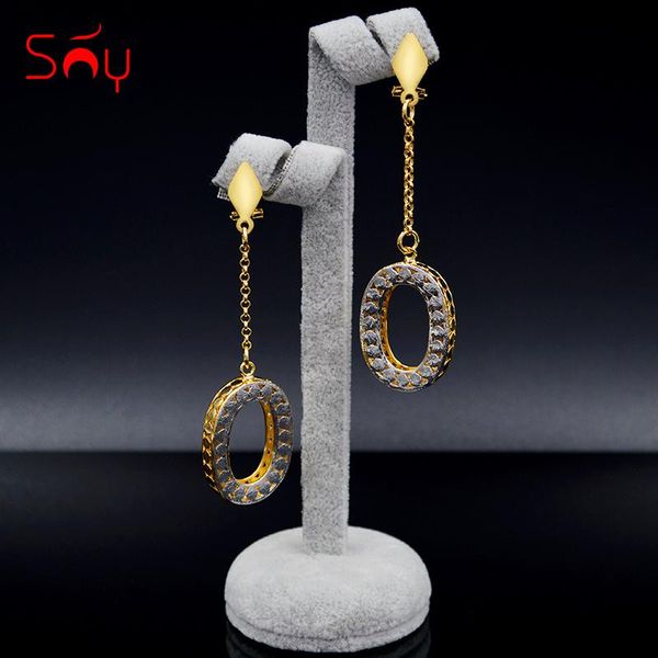 sunny jewelry fashion jewelry 2020 long drop dangle women's earrings exquisite round hollow for wedding party daily gift, Silver
sunny jewelry fashion jewelry 2020 long drop dangle women's earrings exquisite round hollow for wedding party daily gift, Silver
