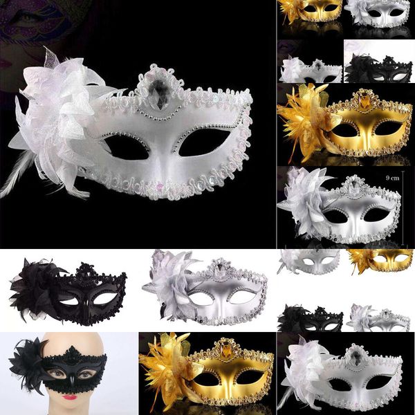hallowmas venetian eye masquerade masks with flower feather easter wedding birthday dance party mask
hallowmas venetian eye masquerade masks with flower feather easter wedding birthday dance party mask