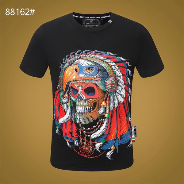 summer quality men's stylist t shirt bone men's and women's black short-sleeved pp t shirt size m-3xl 29, White;black
summer quality men's stylist t shirt bone men's and women's black short-sleeved pp t shirt size m-3xl 29, White;black