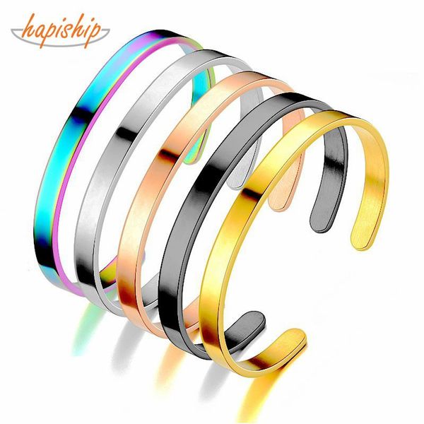 bangle hapiship 2021 stainless steel c-shaped can be open bracelet for punk hiphop men women jewelry bxg06, Black
bangle hapiship 2021 stainless steel c-shaped can be open bracelet for punk hiphop men women jewelry bxg06, Black