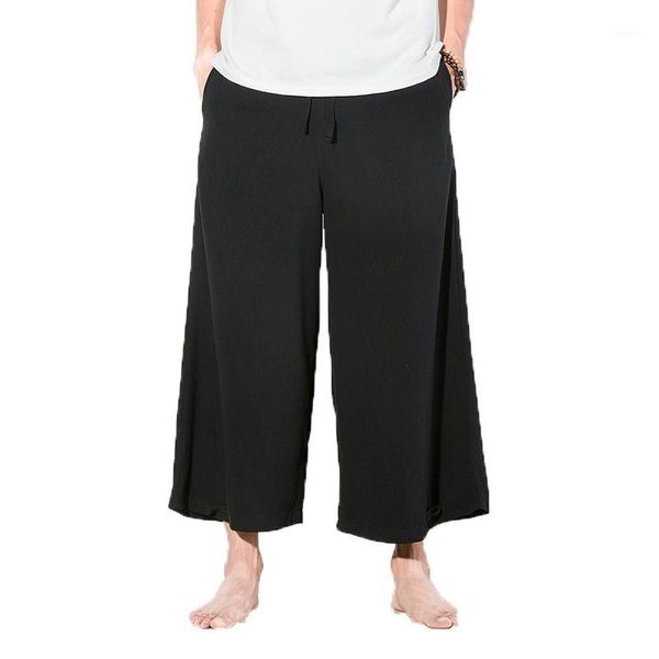 2020 men linen wide leg pants japanese harajuku kimono male casual loose cotton trousers skirt pant mens joggers harem pants 5xl1, Black
2020 men linen wide leg pants japanese harajuku kimono male casual loose cotton trousers skirt pant mens joggers harem pants 5xl1, Black