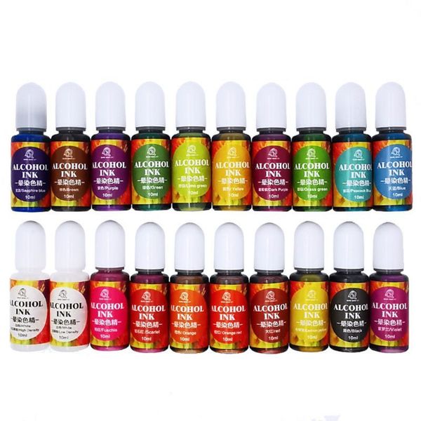 20 colours 10ml crystal epoxy pigment liquid colorant dye ink diffusion resin jewelry making diy handmade crafts art sets q1106
20 colours 10ml crystal epoxy pigment liquid colorant dye ink diffusion resin jewelry making diy handmade crafts art sets q1106