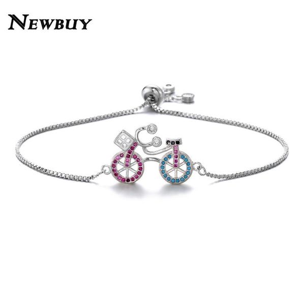 charm bracelets buy trendy colourful cz stone bicycle bracelet femme fashion silver color women adjustable bracciali donna, Golden;silver
charm bracelets buy trendy colourful cz stone bicycle bracelet femme fashion silver color women adjustable bracciali donna, Golden;silver