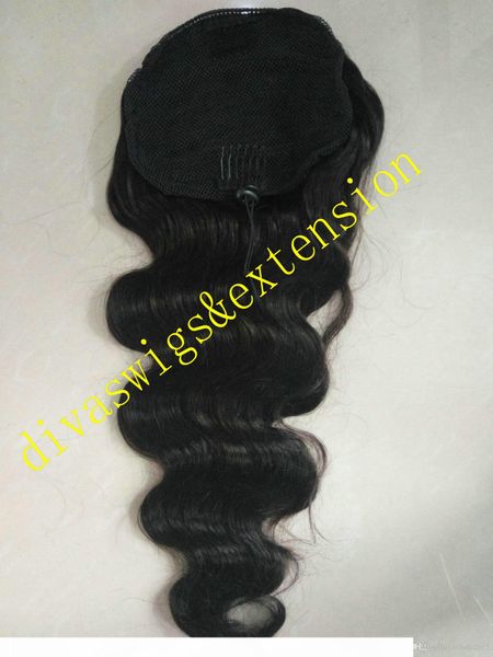 body wave drawstring ponytail hair extension clip in women ponytail hair extension 120g 5colors ship, Black
body wave drawstring ponytail hair extension clip in women ponytail hair extension 120g 5colors ship, Black