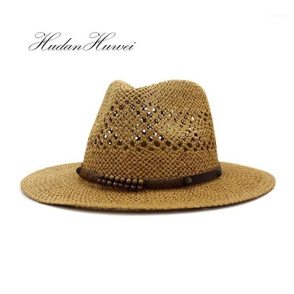 wide brim hats 2021 summer men women outdoor travel sun protection sunbonnet style hand-woven jazz hat caps1, Blue;gray
wide brim hats 2021 summer men women outdoor travel sun protection sunbonnet style hand-woven jazz hat caps1, Blue;gray