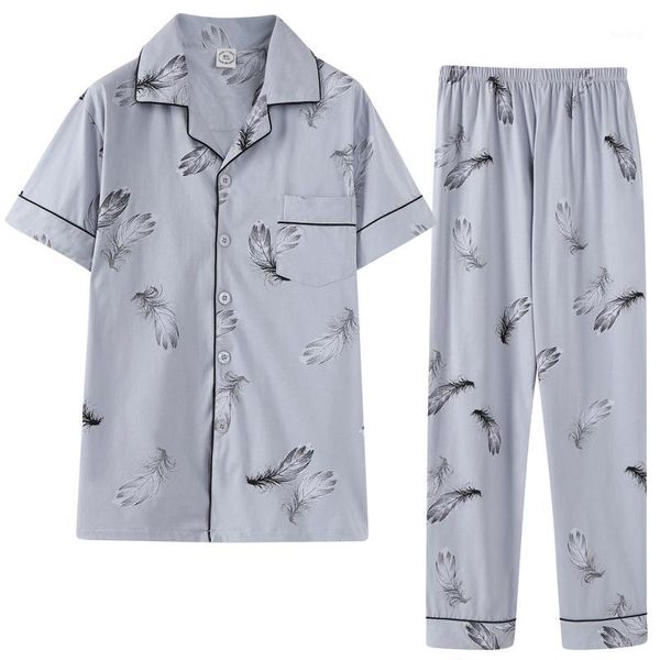new smart casual turn down collar homesuit homeclothes fashion men pajamas set men pijama pajama set sleepwear feather printing1, Black;brown
new smart casual turn down collar homesuit homeclothes fashion men pajamas set men pijama pajama set sleepwear feather printing1, Black;brown