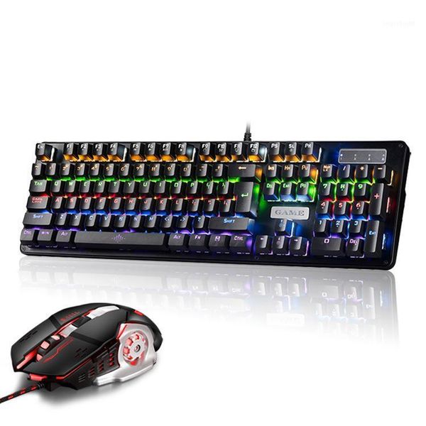 real machine gaming keyboard retro machinery wired keyboard chicken black shaft shining and mouse set1
real machine gaming keyboard retro machinery wired keyboard chicken black shaft shining and mouse set1