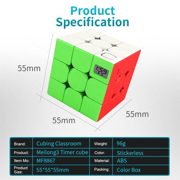 moyu meilong 3x3x3 magic timer cubing classroom profissional competition 3x3 puzzle speed cube stickerless toys for kids y200428
moyu meilong 3x3x3 magic timer cubing classroom profissional competition 3x3 puzzle speed cube stickerless toys for kids y200428