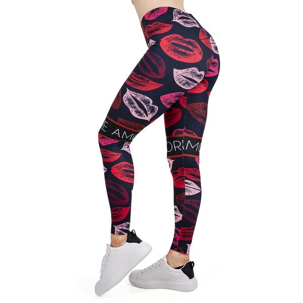 women legging lips printing leggins slim high elasticity legins popular fitness leggings female pants lj201007, Black
women legging lips printing leggins slim high elasticity legins popular fitness leggings female pants lj201007, Black
