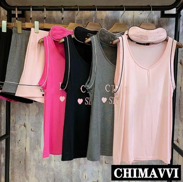 new fashion summer women modal pyjamas love letter embroidered sleeveless vest + shorts three-piece set pajamas sleepwear1, Black;red
new fashion summer women modal pyjamas love letter embroidered sleeveless vest + shorts three-piece set pajamas sleepwear1, Black;red