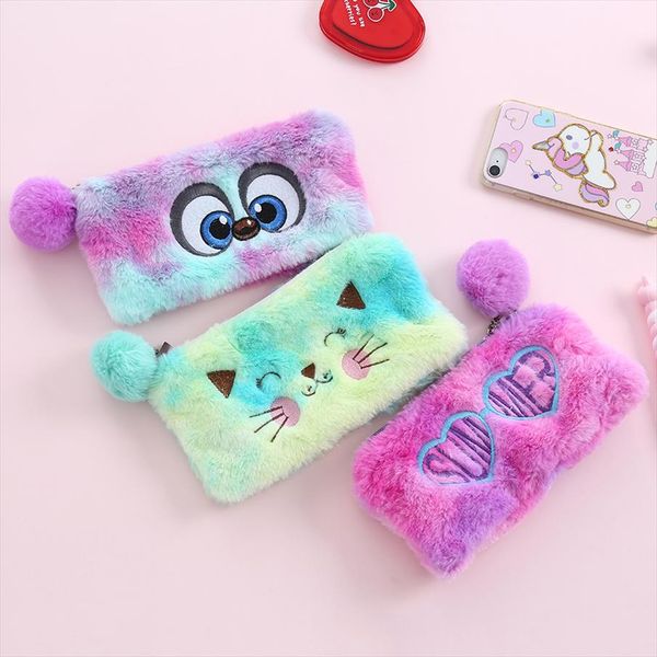 cartoon embroidered colorful makeup brush bags girl travel cosmetic bag student pencil case pen organizer bag fur ball decor
cartoon embroidered colorful makeup brush bags girl travel cosmetic bag student pencil case pen organizer bag fur ball decor