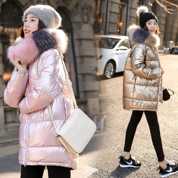 luck a chic fur collar glossy hooded winter down coat women oversize jacket thick warm cotton padded wadded parkas outwears1, Black
luck a chic fur collar glossy hooded winter down coat women oversize jacket thick warm cotton padded wadded parkas outwears1, Black