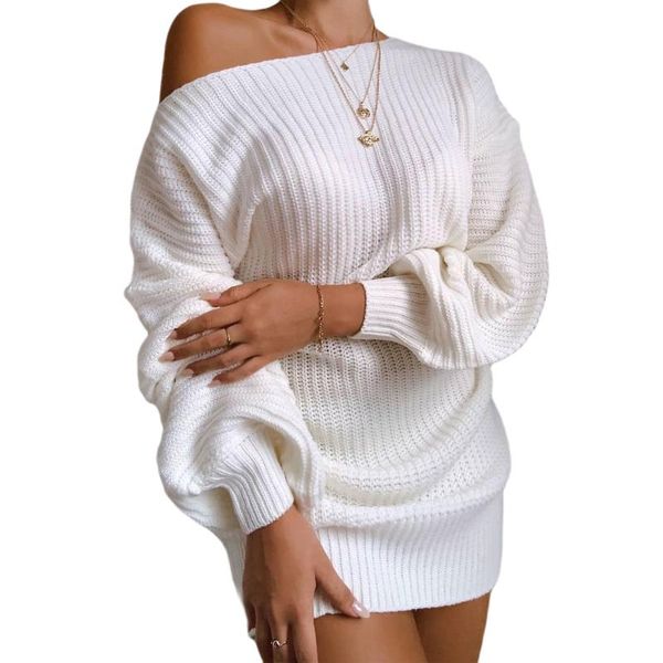 casual dresses elegant cold shoulder knitted dress women long sleeve loose baggy solid color party holiday mini, Black;gray
casual dresses elegant cold shoulder knitted dress women long sleeve loose baggy solid color party holiday mini, Black;gray