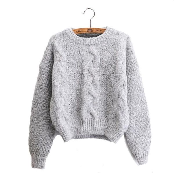 sweater female 2021 fashion elegant thick warm pullover jumpers crewneck solid cashmere soft onesize for women sweaters y2k, White;black
sweater female 2021 fashion elegant thick warm pullover jumpers crewneck solid cashmere soft onesize for women sweaters y2k, White;black