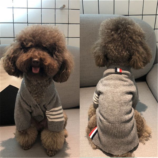 teddy apparel winter cotton clothes dogs button stripe sweater autumn casual sweater fardo corgi cat small pet sweater
teddy apparel winter cotton clothes dogs button stripe sweater autumn casual sweater fardo corgi cat small pet sweater
