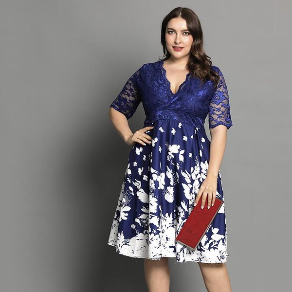 large size women floral hollow out half sleeve v neck elegant bodycon dress lady evening party blue lace long dress d25, Black;gray
large size women floral hollow out half sleeve v neck elegant bodycon dress lady evening party blue lace long dress d25, Black;gray